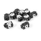 SMD 4 Pin PCB Mounting 3.5mm DC Jack Power Socket Connector 5pc